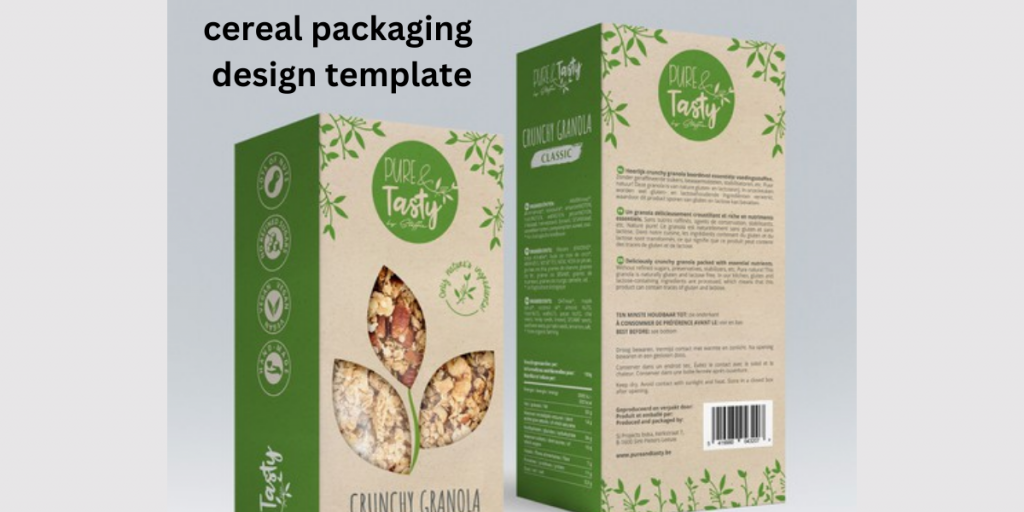 Cereal Packaging Design Template